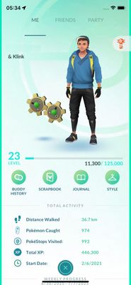 Pokemon GO Mini Account - with Shiny Klink !!