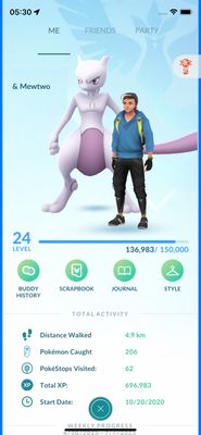 Premium Pokemon GO Account - 36x Legendary Pokemon (Shiny Regirock) &amp; 136k Stardust !!