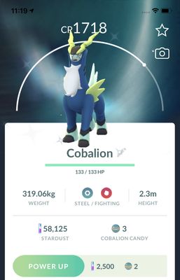 Shiny Cobalion Trade - Pokemon GO Trade