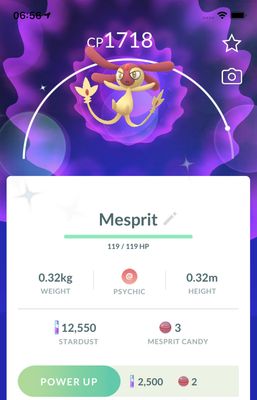 Shiny Mesprit Trade - Pokemon GO Trade