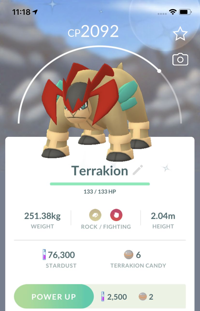 Shiny Terrakion Trade - Pokemon GO Trade