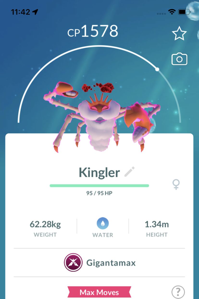 Kingler Gigantamax Trade - Pokemon GO Trade