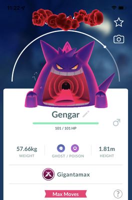 Gengar Gigantamax Trade - Pokemon GO Trade