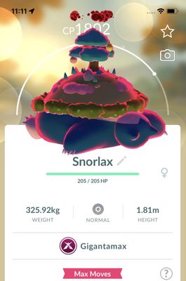 Snorlax Gigantamax Trade - Pokemon GO Trade