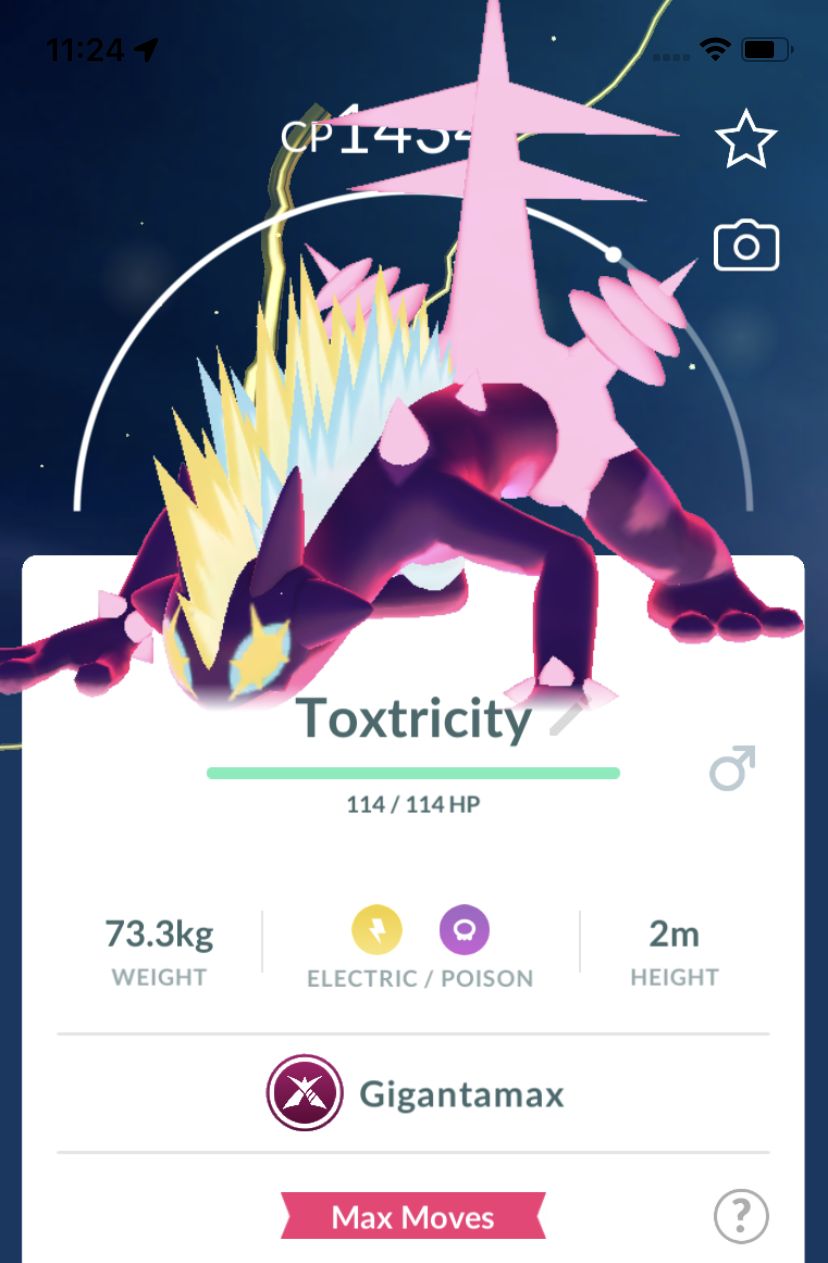 Toxtricity Amped Form Gigantamax Trade - Pokemon GO Trade