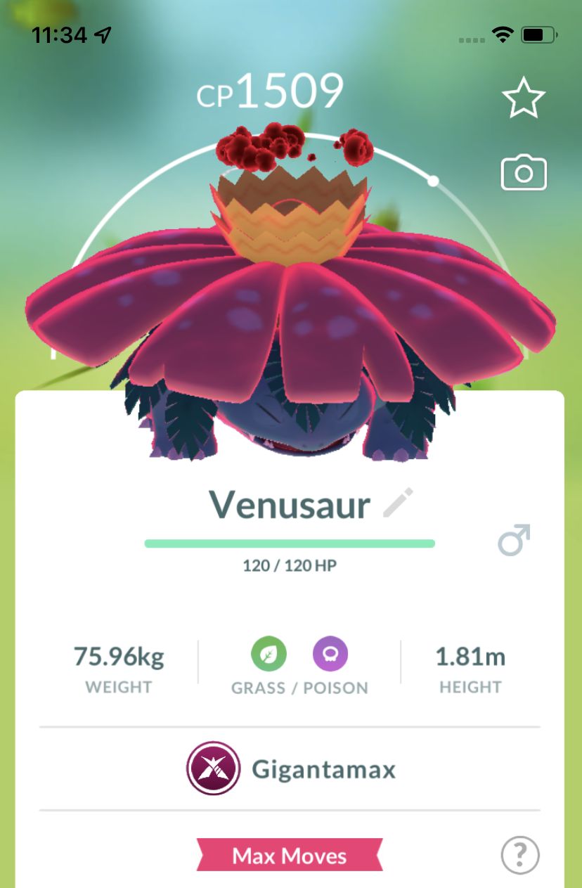 Venusaur Gigantamax Trade - Pokemon GO Trade