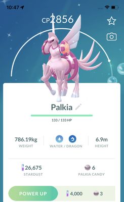 Shiny Palkia Origin Form - Pokemon GO Trade Service