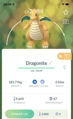 Dragonite 2019 (Guaranteed Lucky) - Pokemon GO Trade