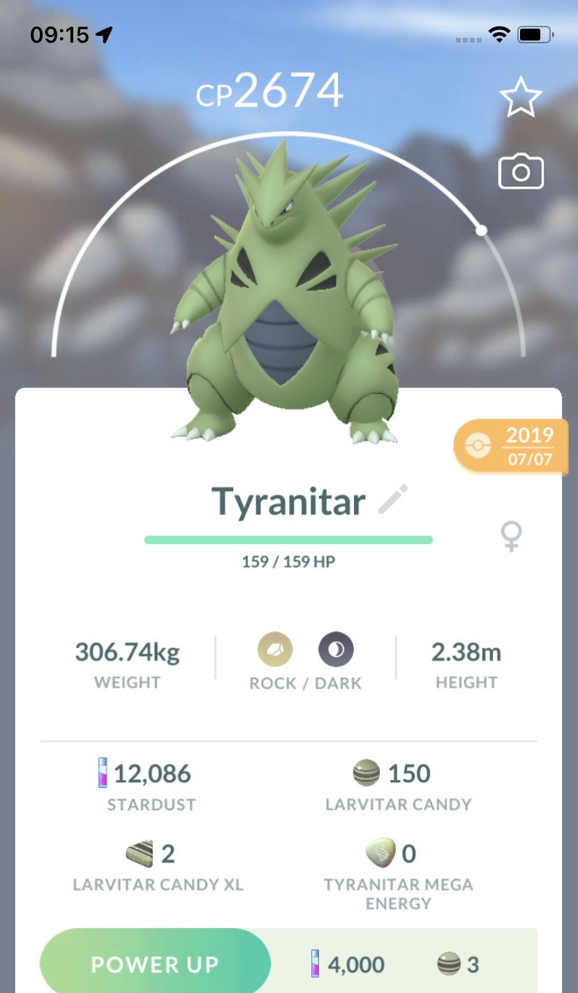 Tyranitar 2019 (Guaranteed Lucky) - Pokemon GO Trade