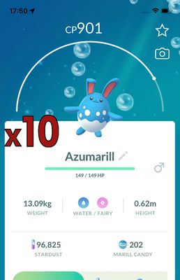 Azumarill Trades [x10] - Pokemon GO Trade