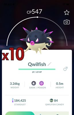 Hisuian Qwilfish Trades [x10] - Pokemon GO Trade