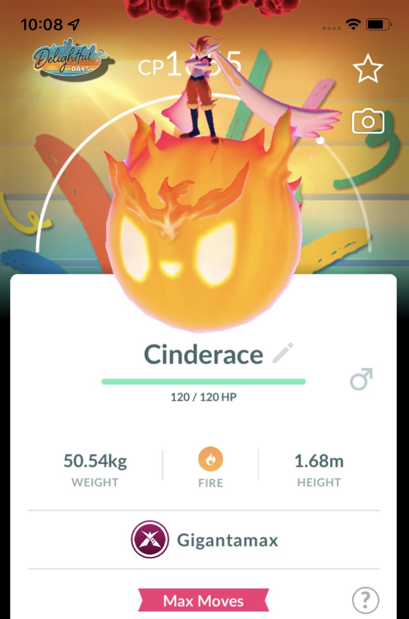 Cinderace Gigantamax (Special Background) Trade - Pokemon GO Trade