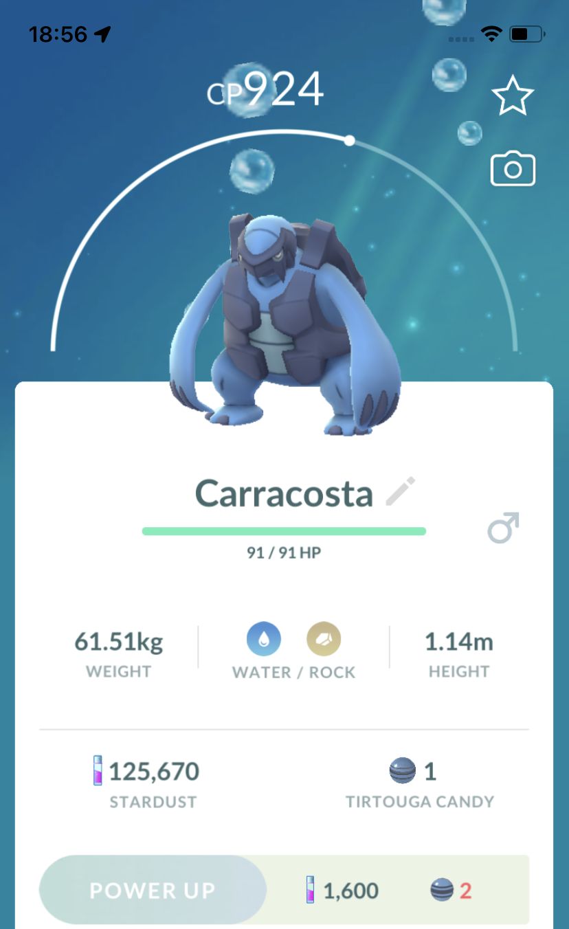 #565 Carracosta Trade - Pokemon GO Trade