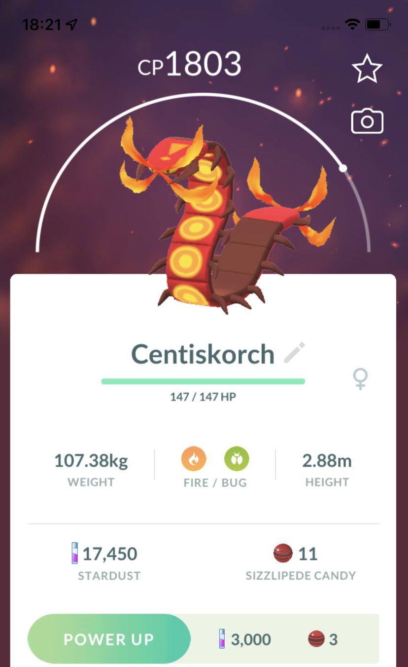 #851 Centiskorch Trade - Pokemon GO Trade