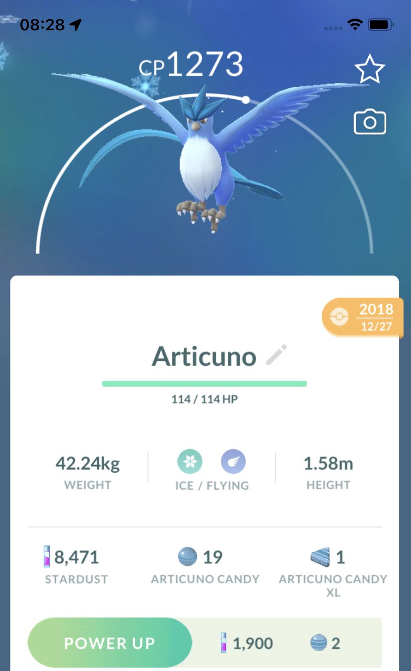 Articuno 2018 Trade (Guaranteed Lucky) - Pokemon GO Trade