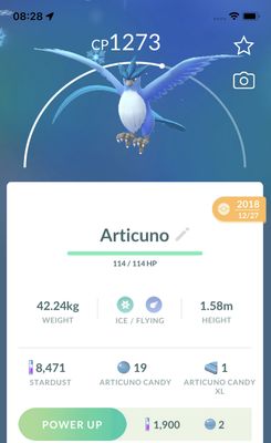 Articuno 2018 Trade (Guaranteed Lucky) - Pokemon GO Trade