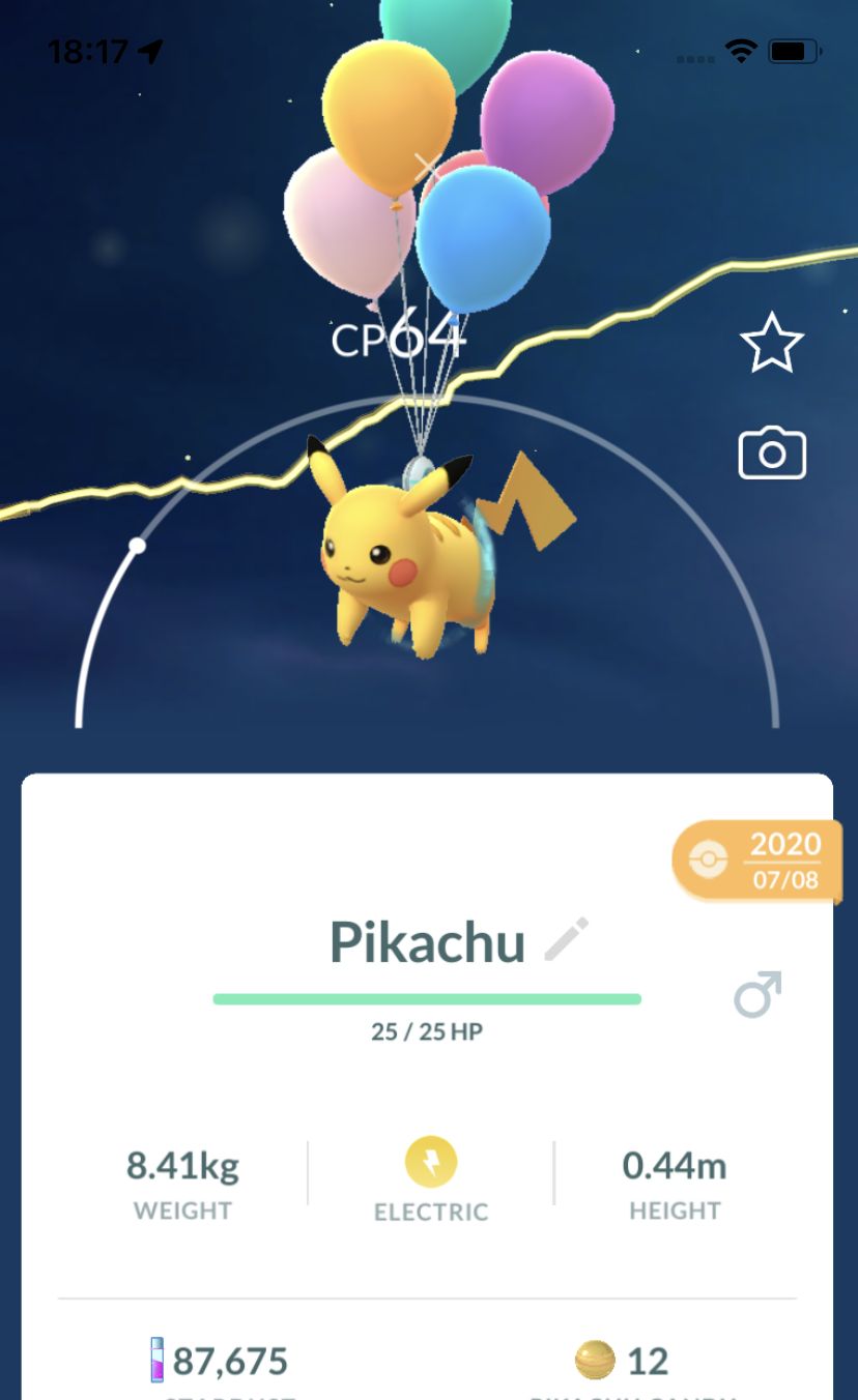 Flying Pikachu (2020) Trade - Pokemon GO Trade