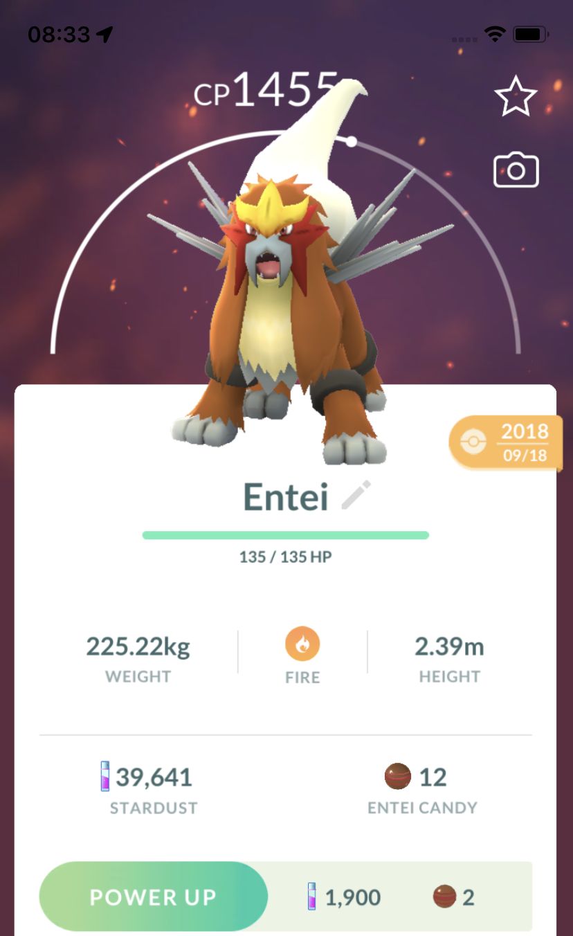 Entei 2018 Trade (Guaranteed Lucky) - Pokemon GO Trade