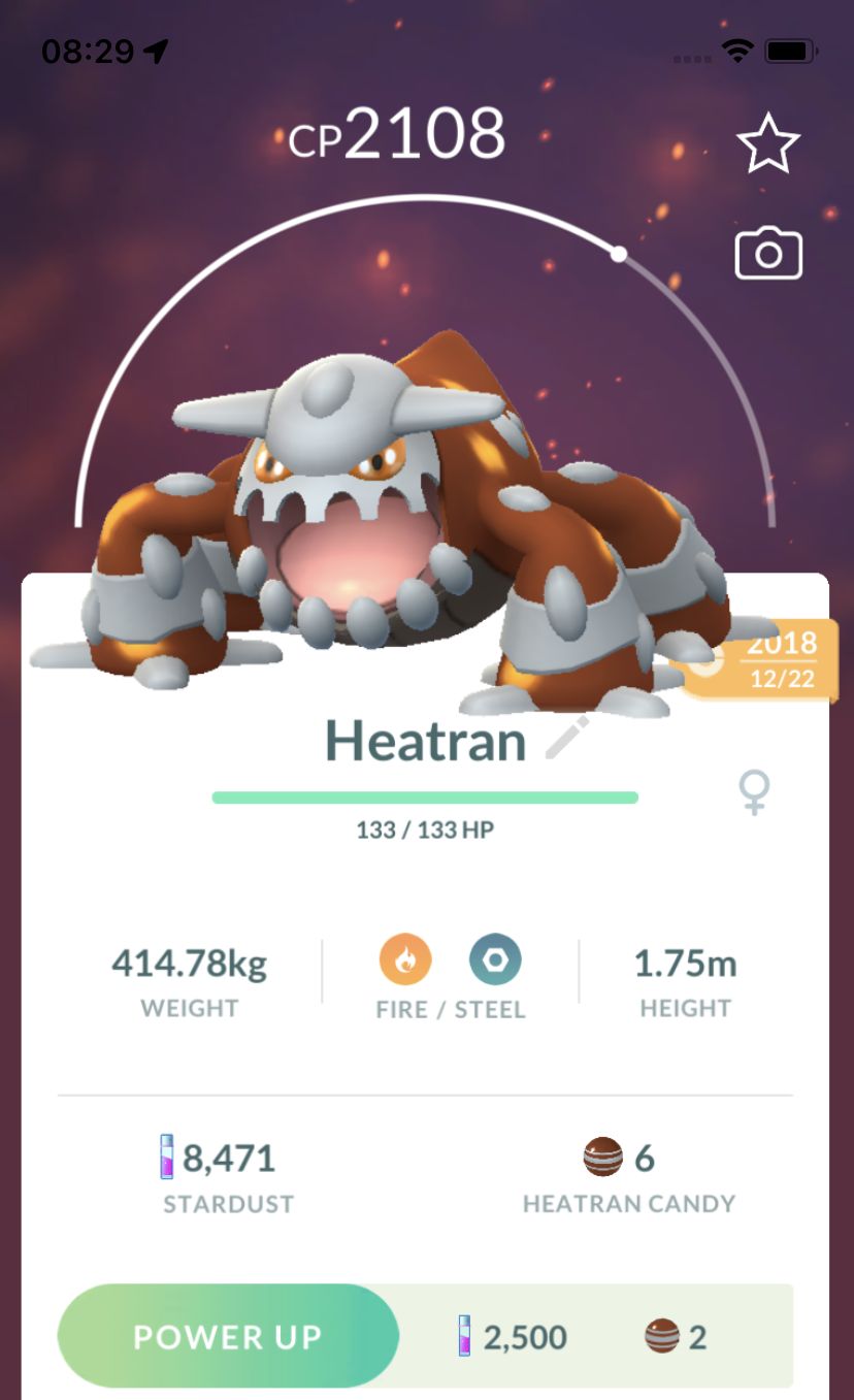 Heatran 2018 Trade (Guaranteed Lucky) - Pokemon GO Trade