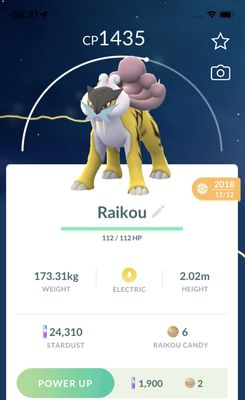 Raikou 2018 Trade (Guaranteed Lucky) - Pokemon GO Trade