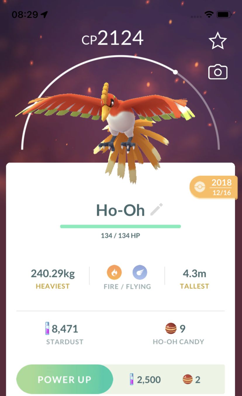 Ho-Oh 2018 Trade (Guaranteed Lucky) - Pokemon GO Trade