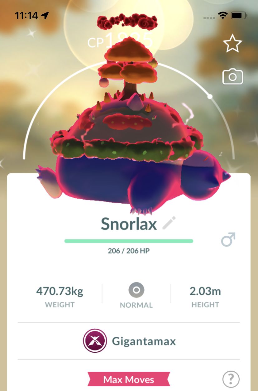 Shiny Snorlax Gigantamax Trade - Pokemon GO Trade