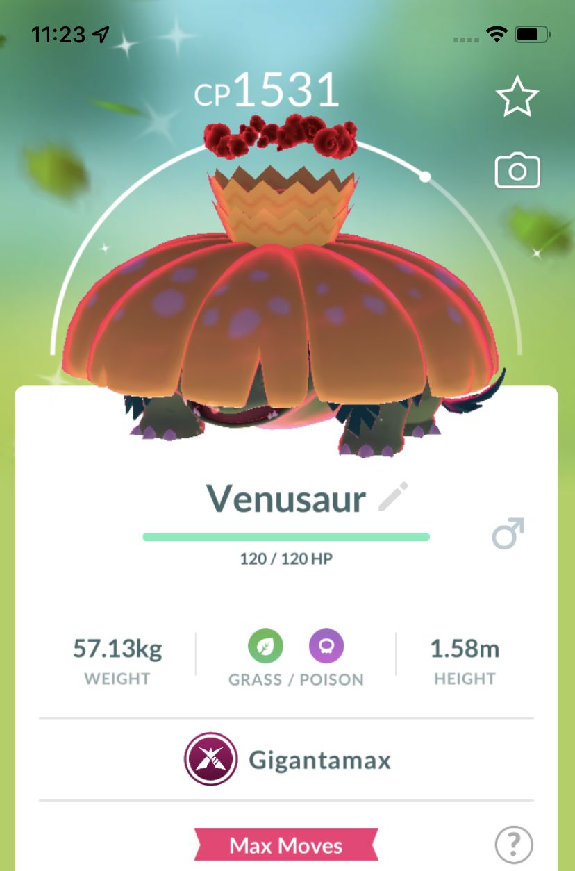 Shiny Venusaur Gigantamax Trade - Pokemon GO Trade