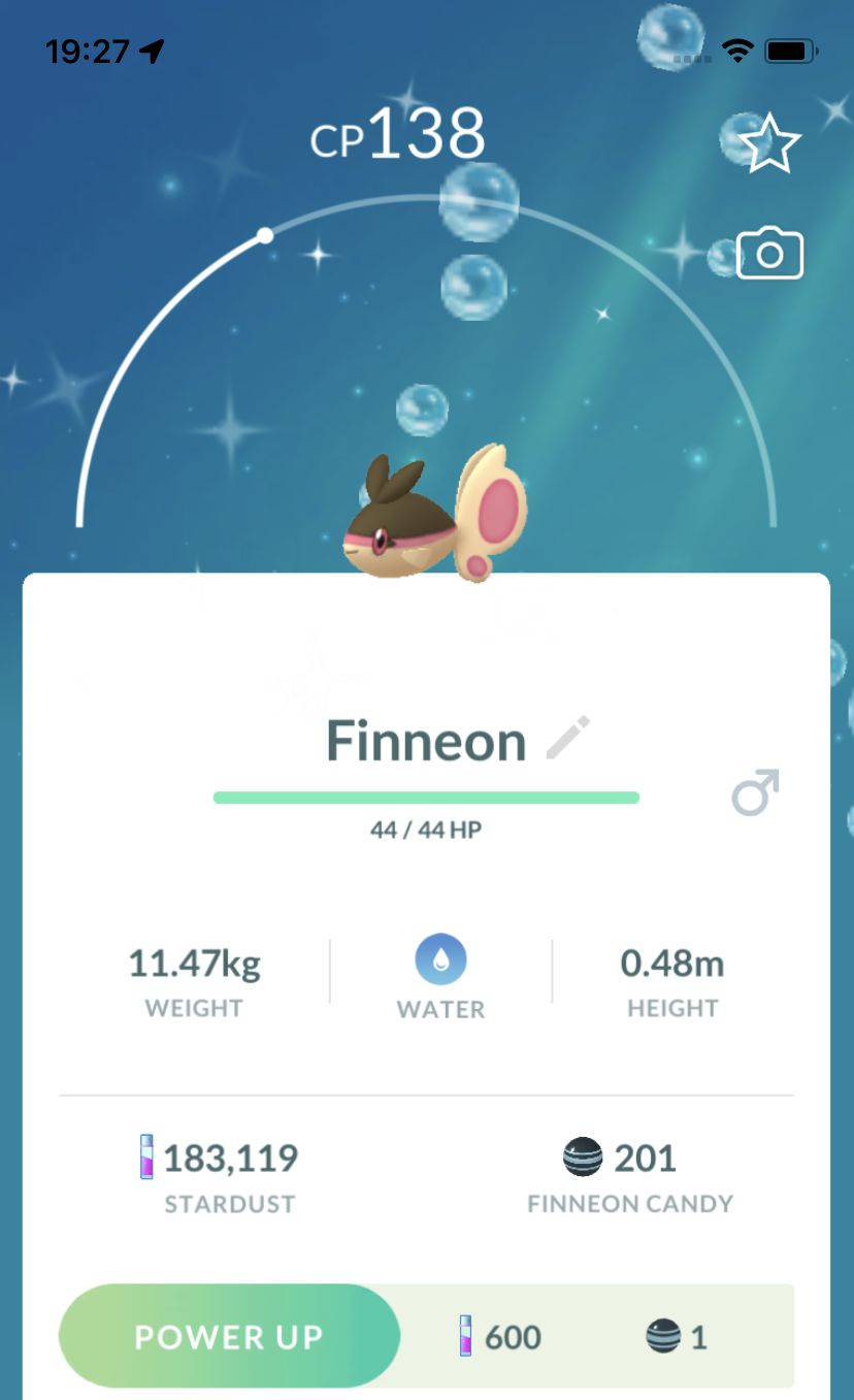 Shiny Finneon Trade - Pokemon GO Trade