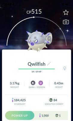 Shiny Hisuian Qwilfish Trade - Pokemon GO Trade