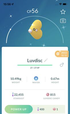 Shiny Luvdisc Trade - Pokemon GO Trade