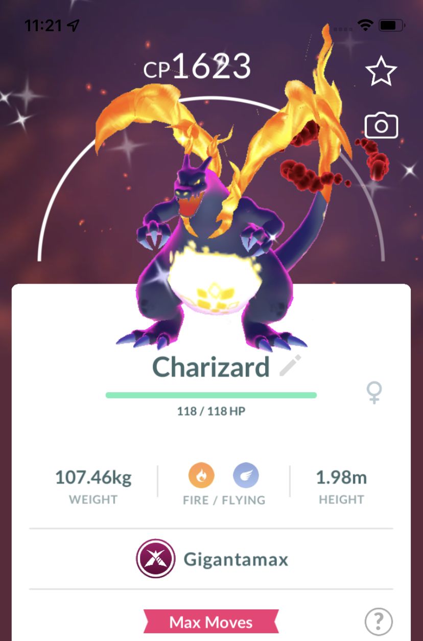 Shiny Charizard Gigantamax Trade - Pokemon GO Trade