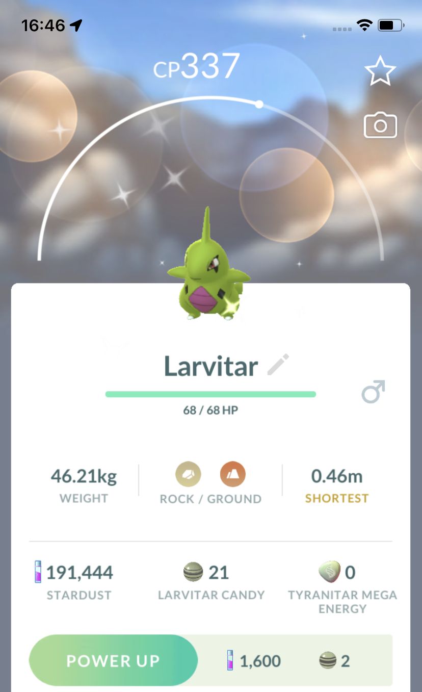 Shiny Larvitar Trade - Pokemon GO Trade