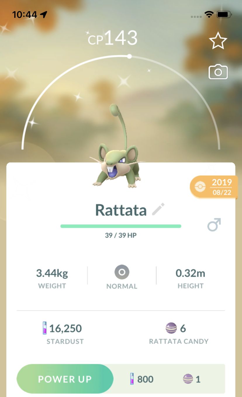 Shiny Rattata 2019 Trade (Guaranteed Lucky) - Pokemon GO Trade