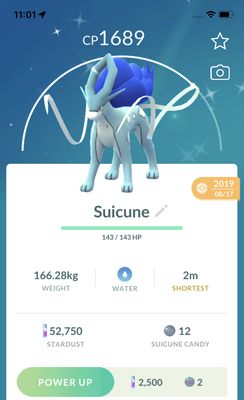Shiny Suicune 2019 Trade (Guaranteed Lucky) - Pokemon GO Trade