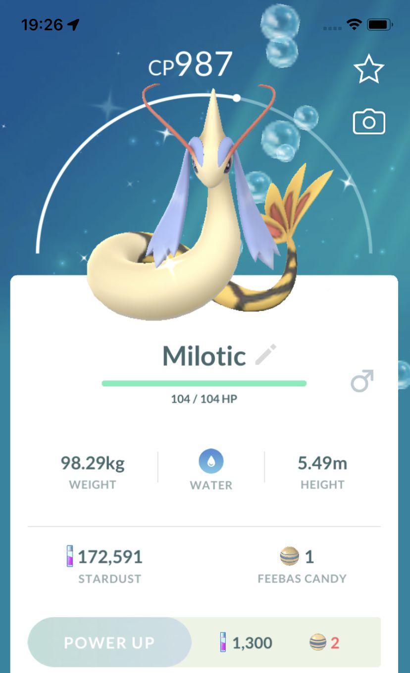 Shiny Milotic Trade - Pokemon GO Trade