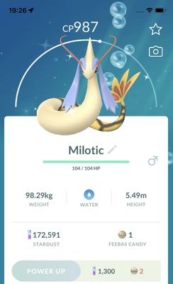 Shiny Milotic Trade - Pokemon GO Trade