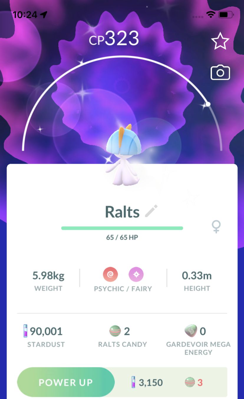 Shiny Ralts (Purified) Trade - Pokemon GO Trade