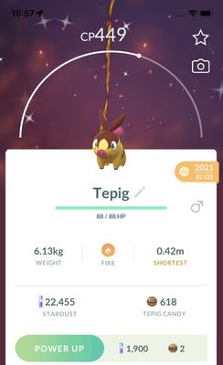Shiny Tepig Trade - Pokemon GO Trade
