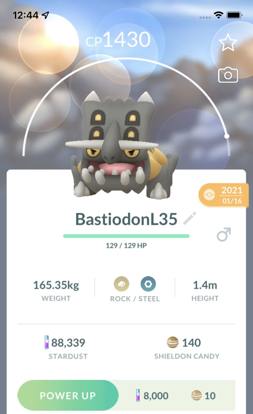 Bastiodon Lv35 Trade - Pokemon GO Trade