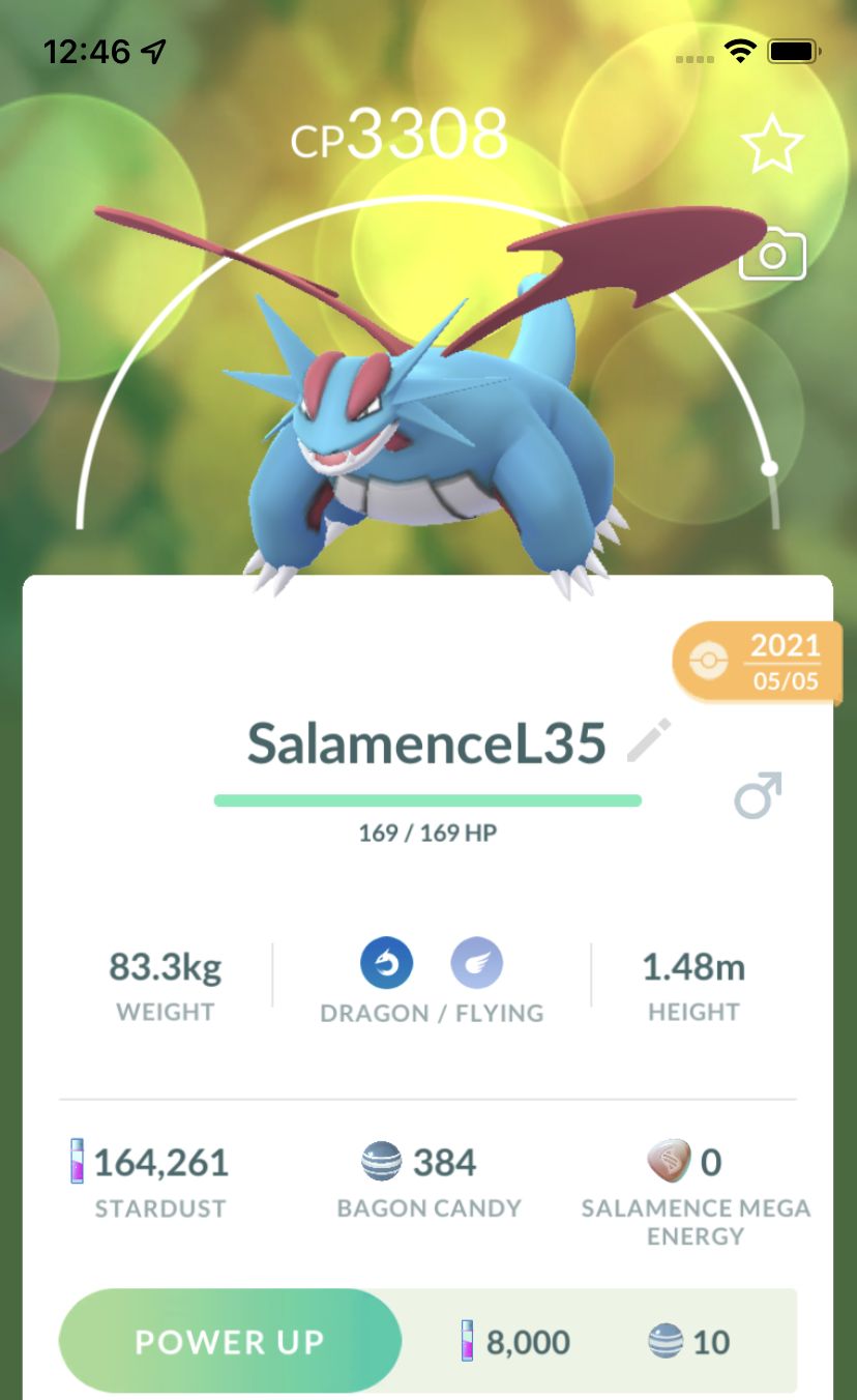 Salamence Lv35 Trade - Pokemon GO Trade