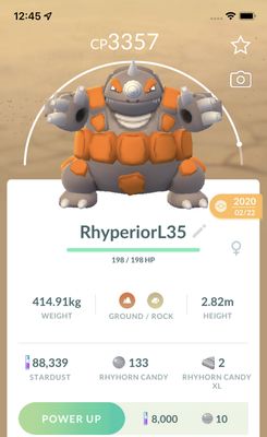 Rhyperior Lv35 Trade - Pokemon GO Trade