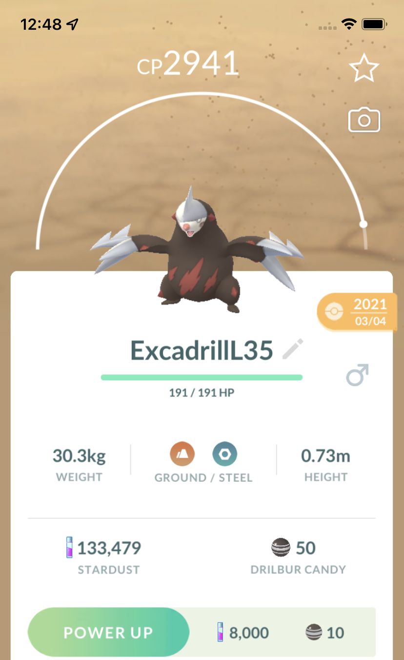 Excadrill Lv35 Trade - Pokemon GO Trade
