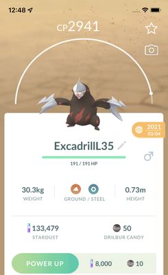 Excadrill Lv35 Trade - Pokemon GO Trade