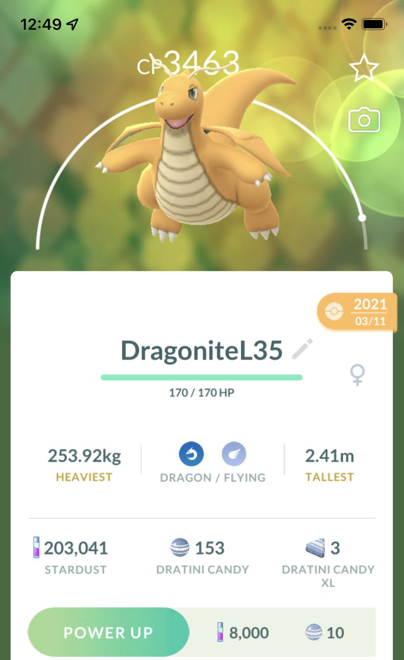 Dragonite Lv35 Trade - Pokemon GO Trade