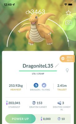 Dragonite Lv35 Trade - Pokemon GO Trade