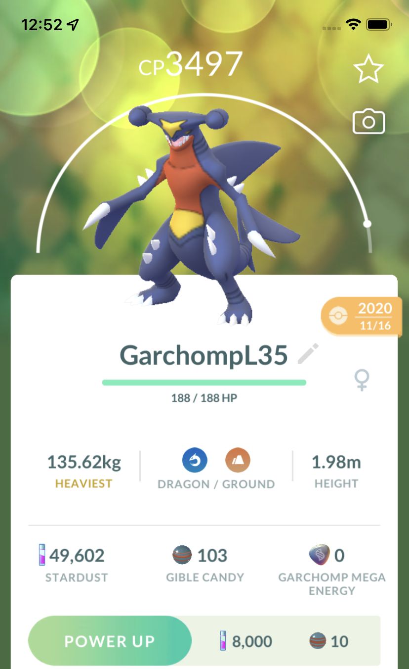 Garchomp Lv35 Trade - Pokemon GO Trade