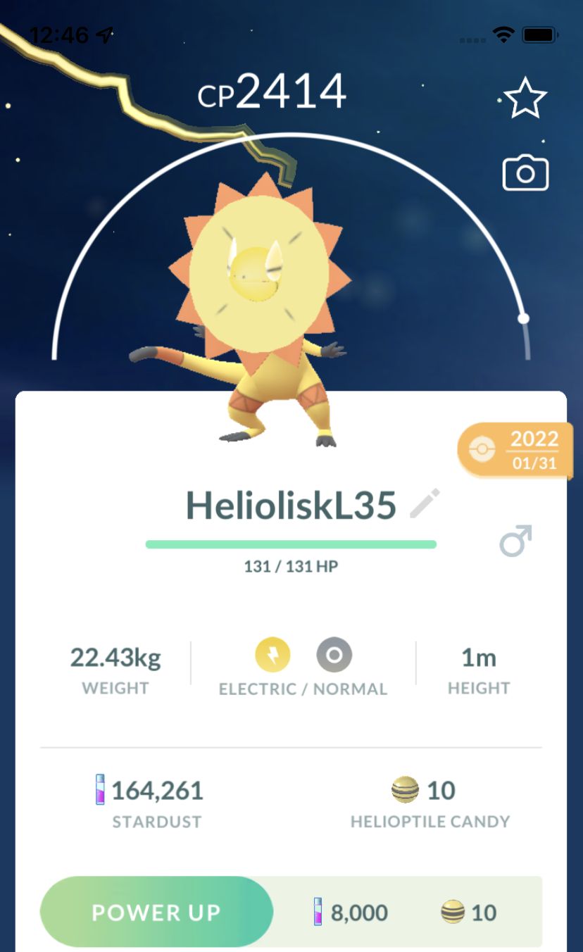 Heliolisk Lv35 Trade - Pokemon GO Trade