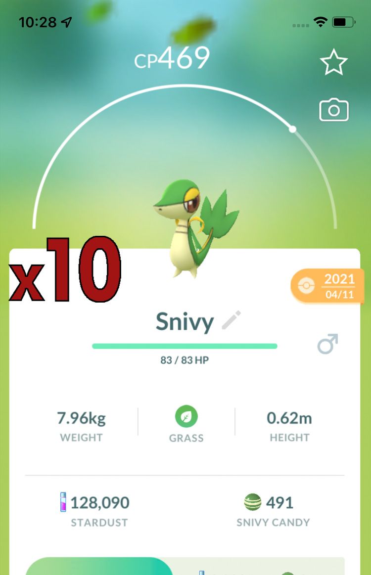 Snivy Trades [x10] - Pokemon GO Trade