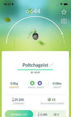 #1012 Poltchageist Trade - Pokemon GO Trade