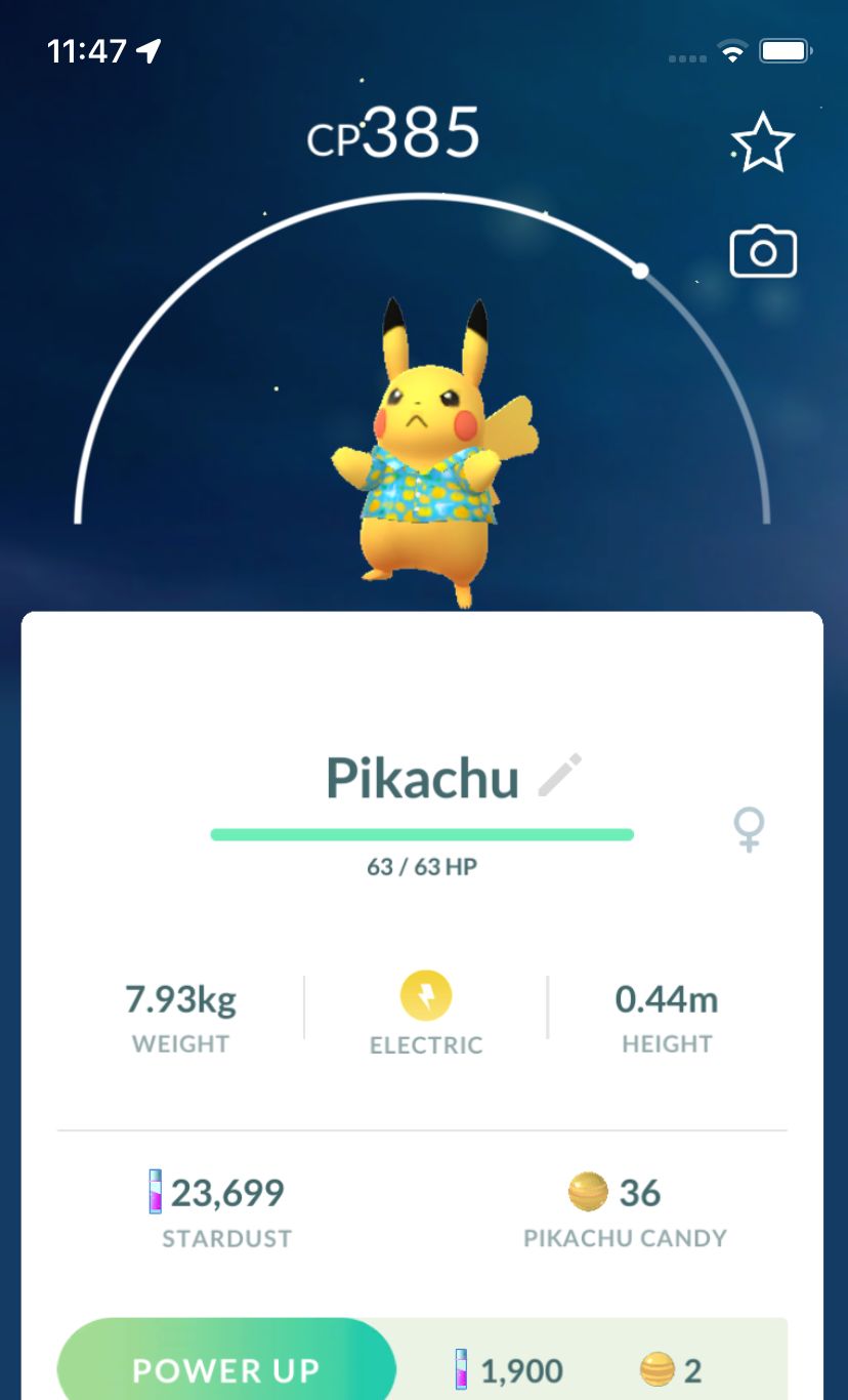 Pikachu Jeju Island Trade - Pokemon GO Trade